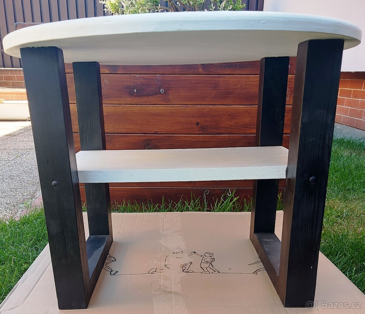 Konferenční stolek kruhový průměr 70cm, - 3