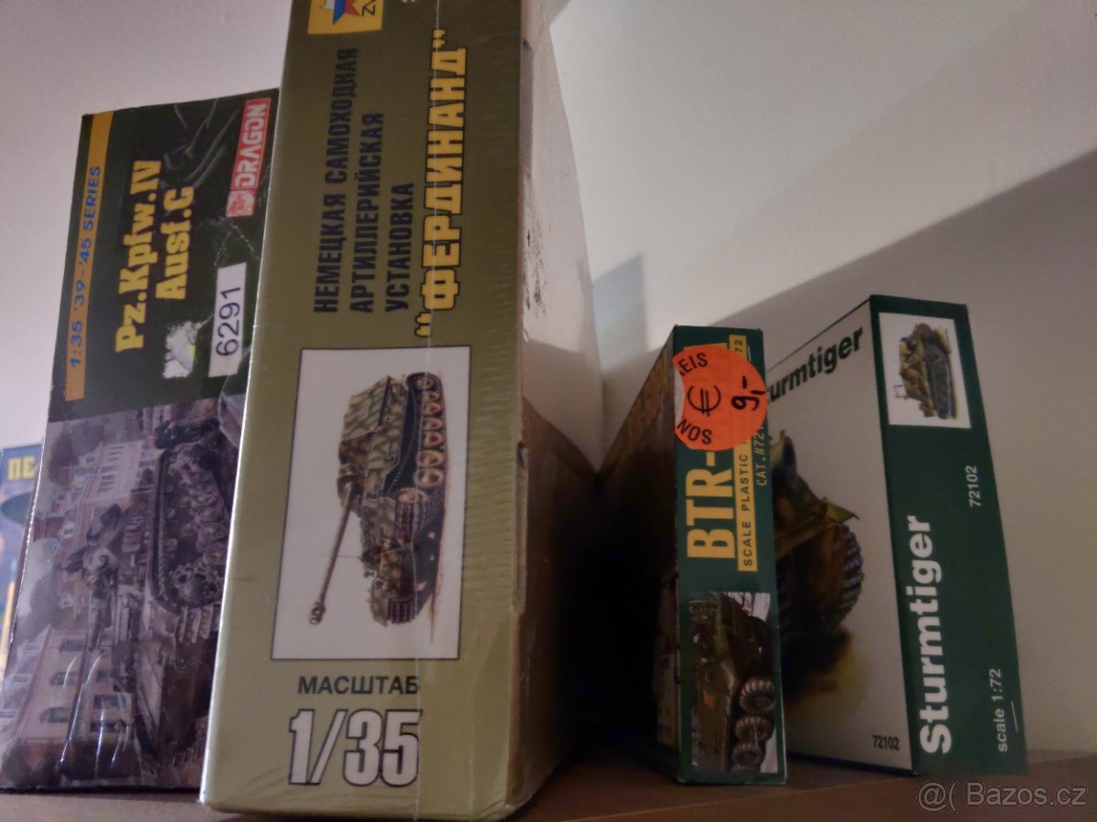 Plastové modely Revell, Zvezda, Italeri, Tamiya + dioramy - 3