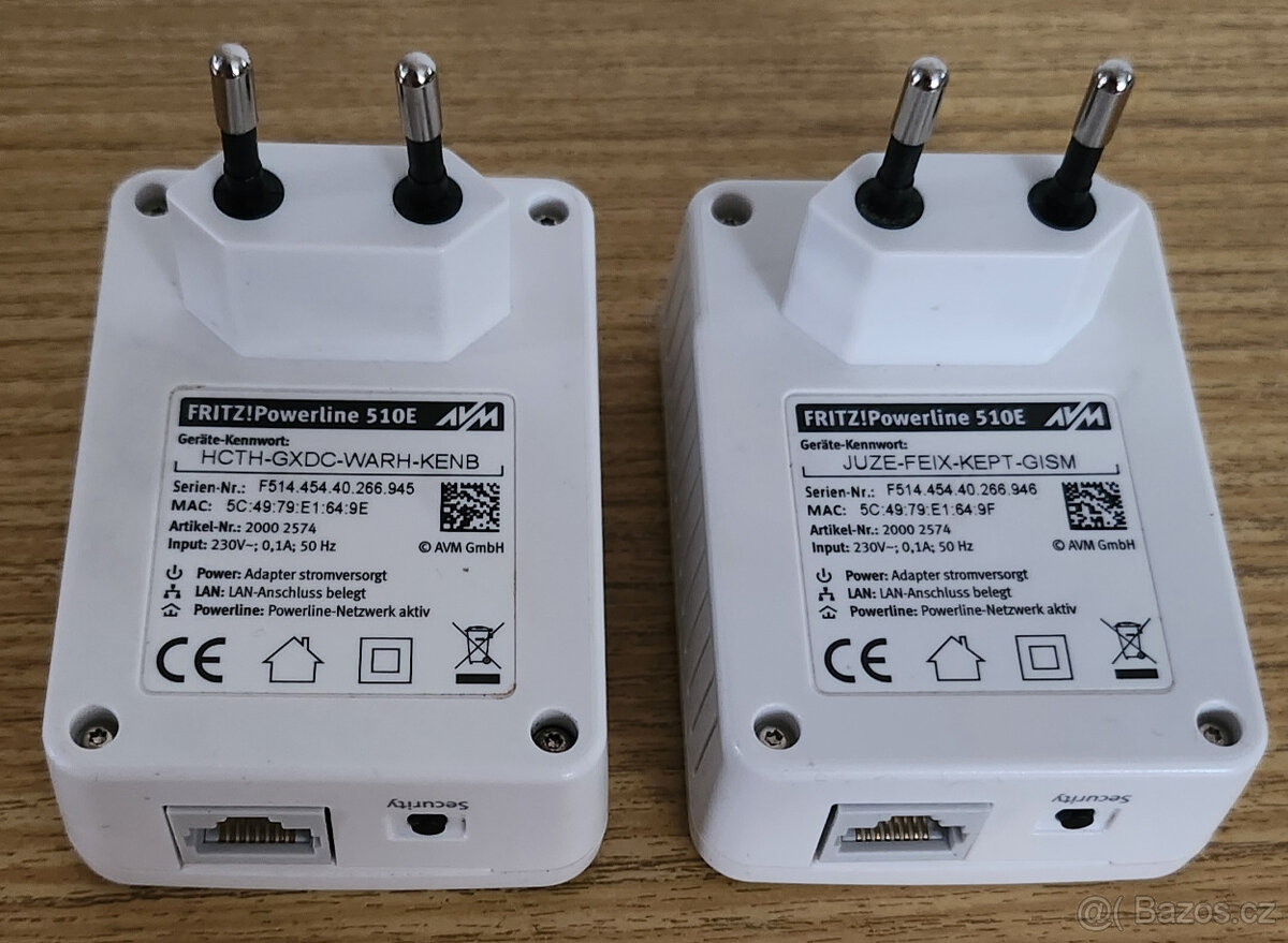 Sada adaptérů pro Ethernet připojení po elektrickém vedení - 3