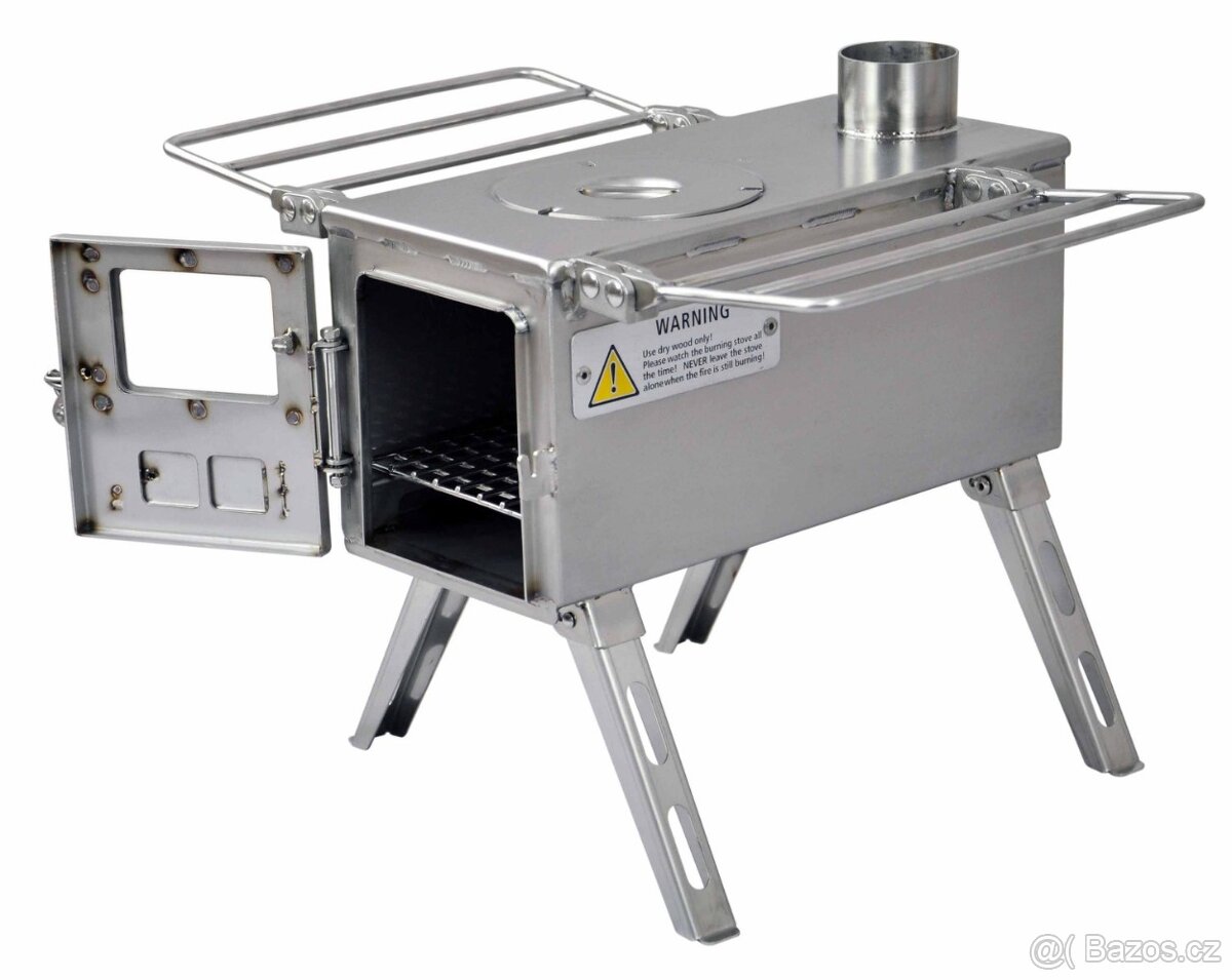 WINNERWELL® Outdoorová Přenosná Stanová Kamna NOMAD vel.S - 3