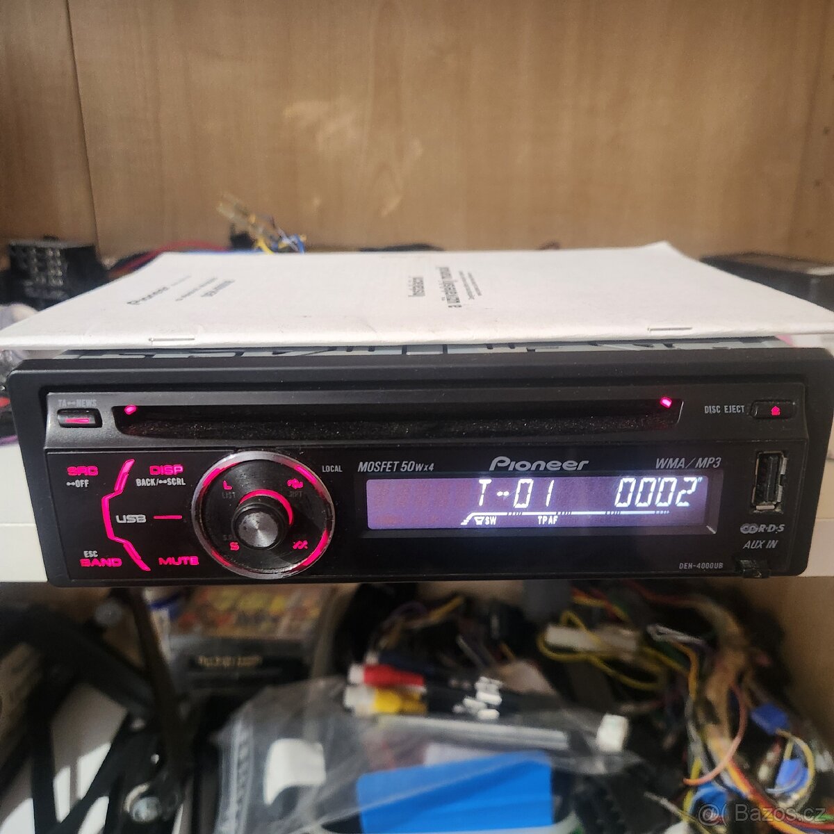 PIONEER DEH-4000UB CD MP3 USB AUX AUTORADIO - 3