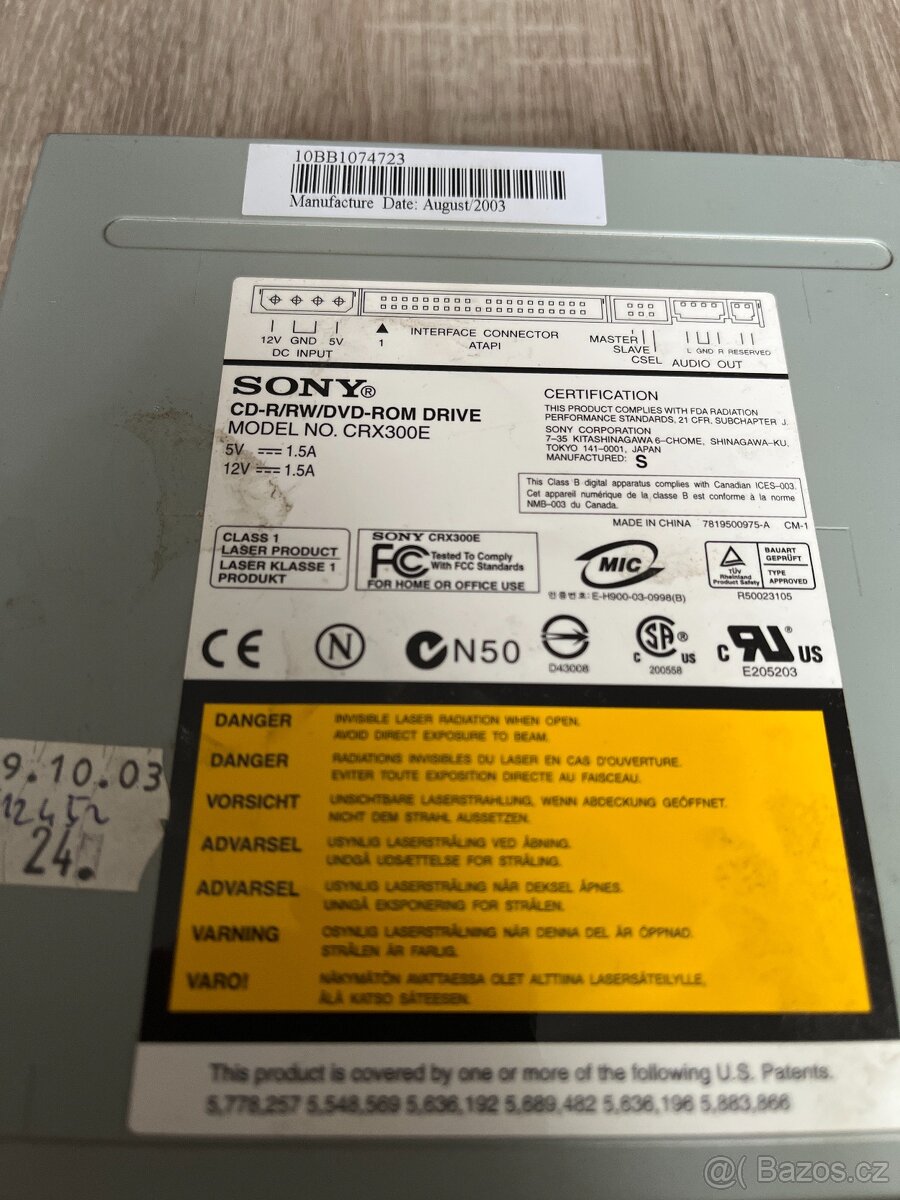 DVD R/RW, CD R/RW mechaniky - 3