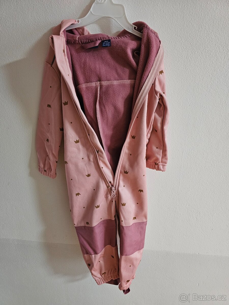 Nová Růžová kombinéza velikost 86/92 - 3