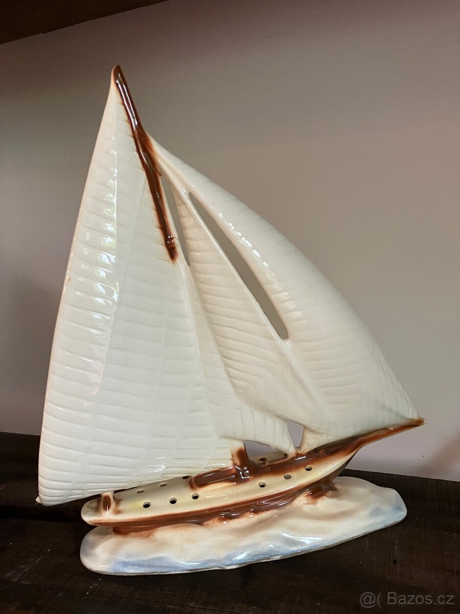 Dekorace/Keramická plachetnice Ditmar Urbach - 3