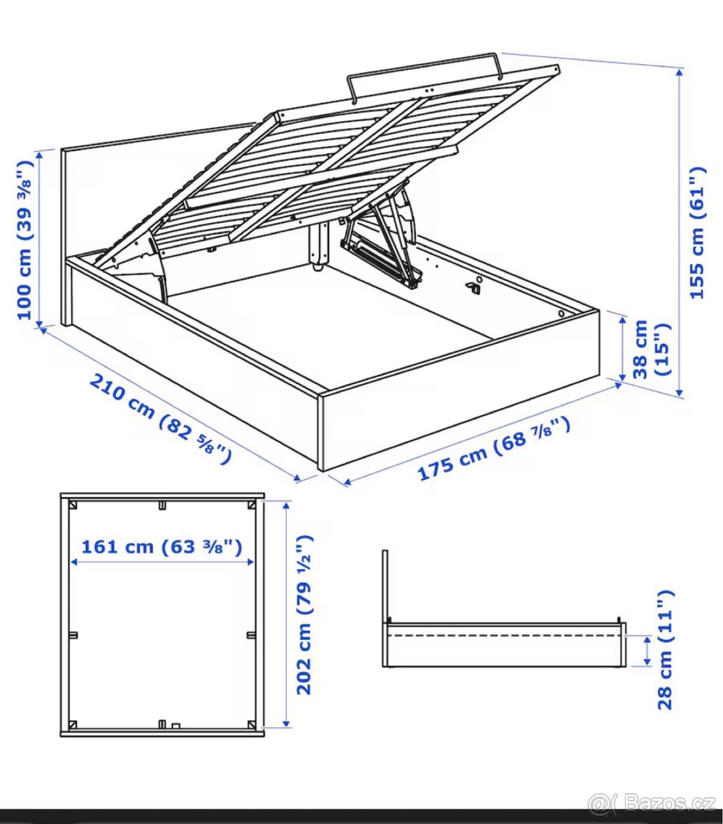 Postel malm ikea - 3