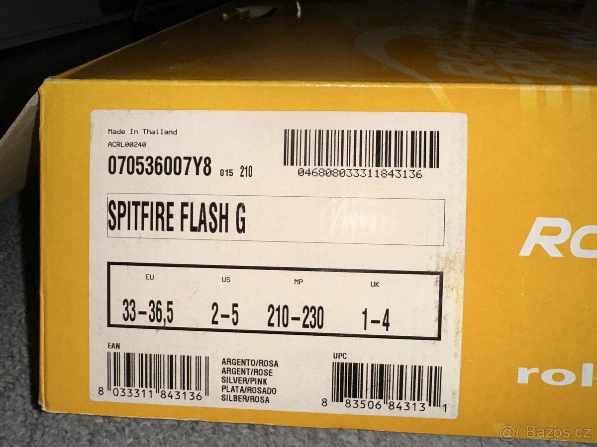 Dětské In-line brusle Rollerblade SPITFIRE FLASH - 3