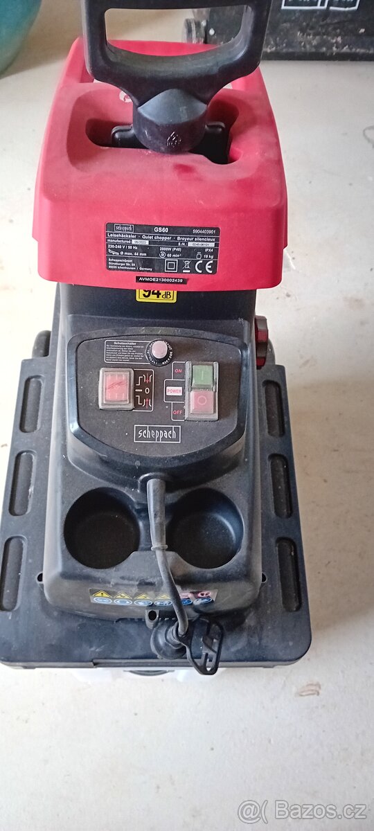 Drtič větví - štěpkovač Scheppach GS 60 - 3