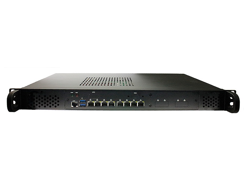 1U Rackmount Embedded Barebone i7 + 16GB + 12x ETH - 3