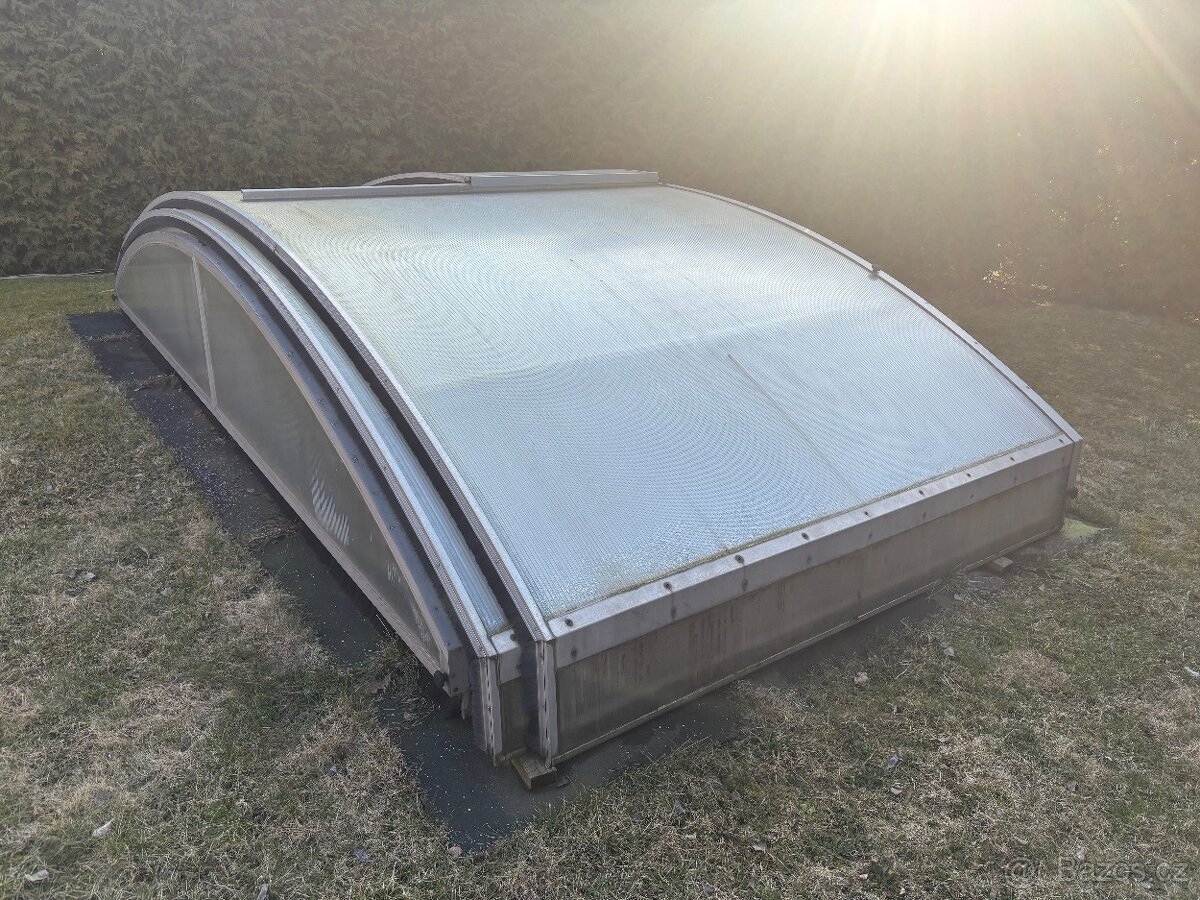 Rolovací střecha na bazén 3x9m - 3