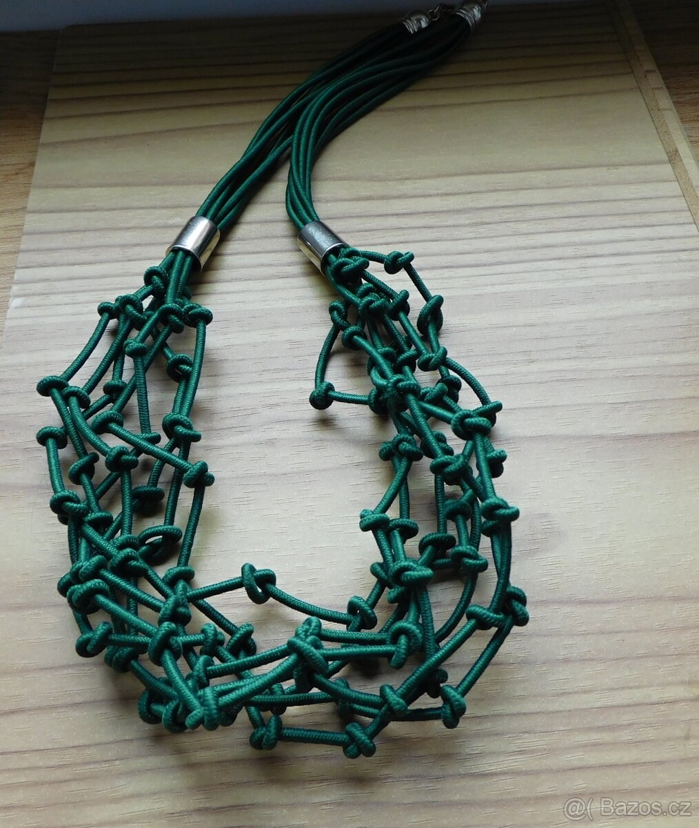 Náhrdelník do zelena - 3