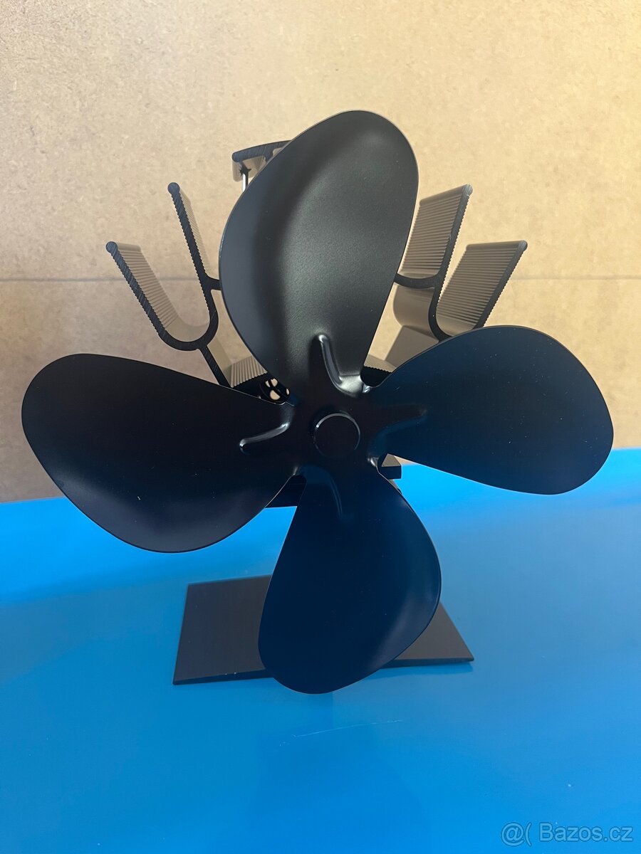 Tichý krbový ventilátor s automatickým chodem - 3