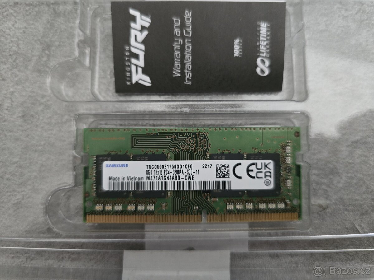 Notebookové RAMky, DDR4/DDR5 - 3