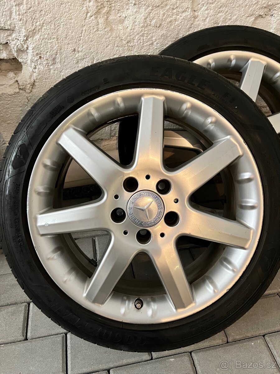 Alu MERCEDES A r17 215/45 letní - 3