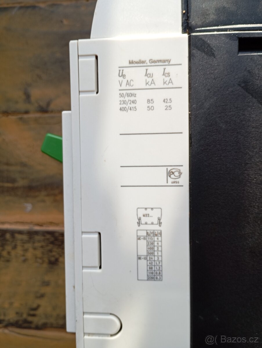 Průmyslový jistič Moeller (Eaton) LZM 3 - 3