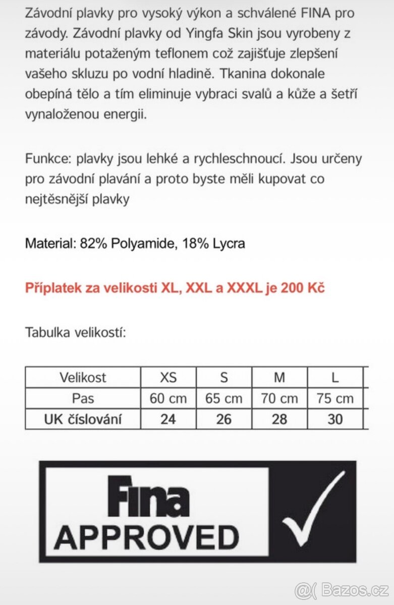 Závodní pánské plavky Yingfa - 3