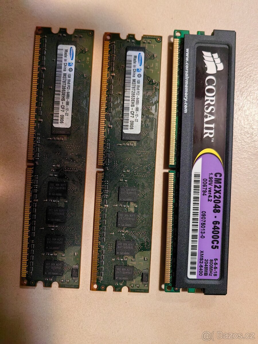 DDR2 DDR3 RAM různé druhy PC/Notebook - 3