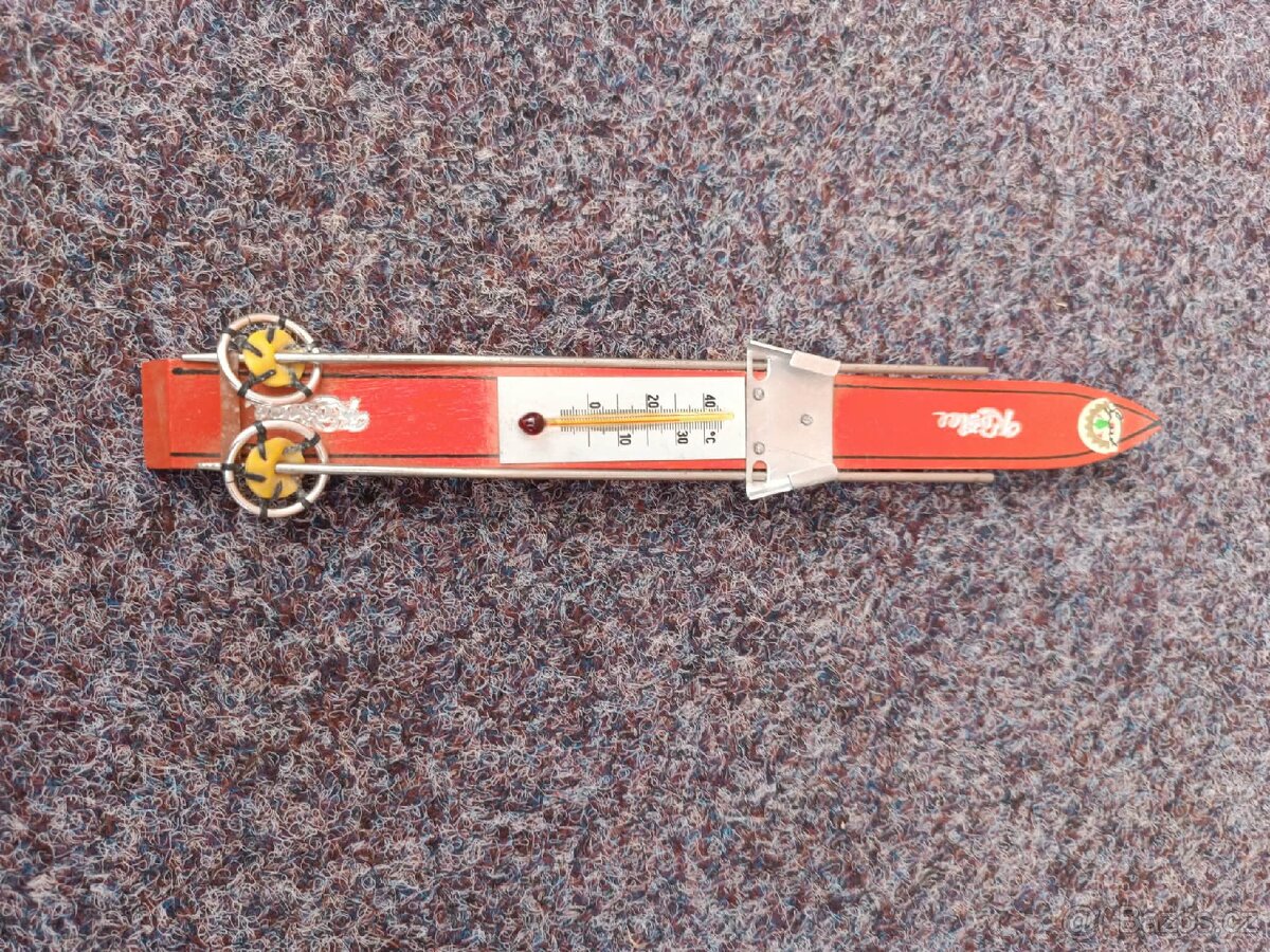 retro dřevěný teploměr - 3