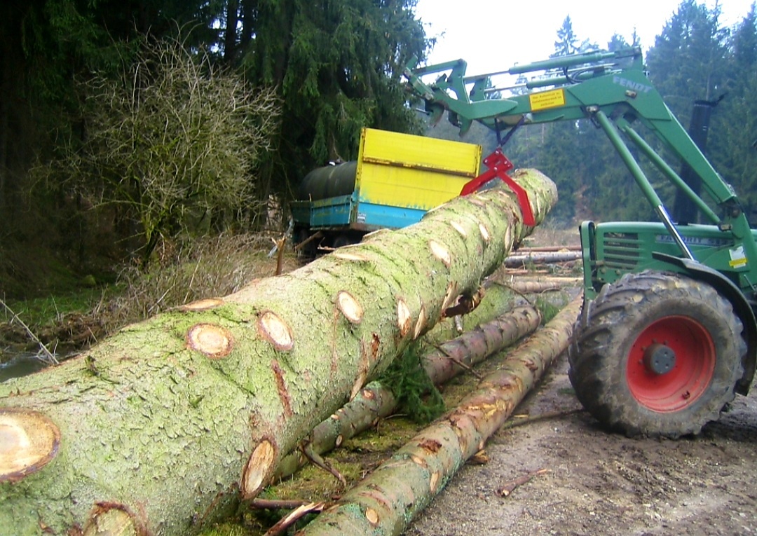 Kleště na klády mechanické, Drapák, 2t - 3