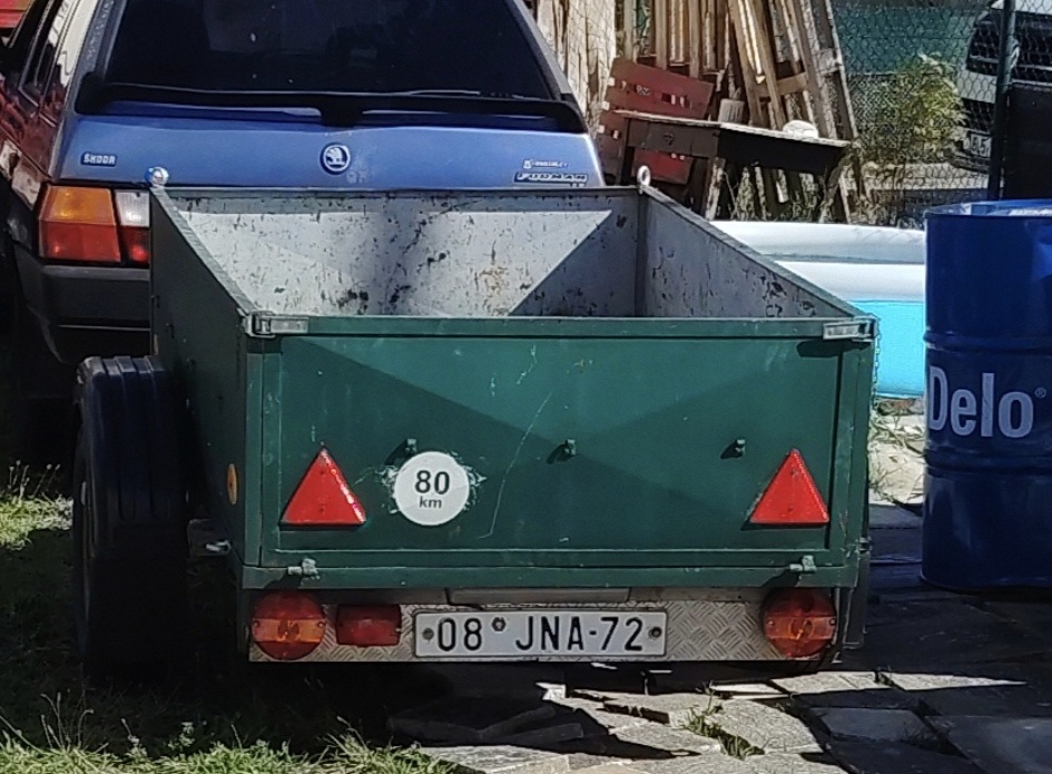 Nebrzděný přívěs do 750KG - 3