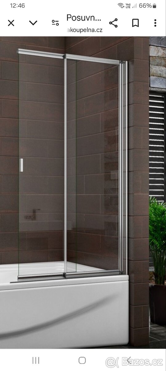Posuvné dveře k vaně. - 3
