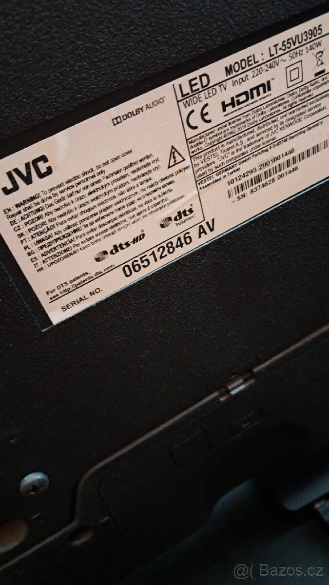Jvc lt 55 vu3905 Uhd/4k 140 cm - 3