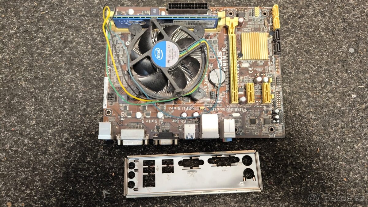 Základní deska ASUS H81M-K + CPUIntel G3420 + 4GB RAM - 3