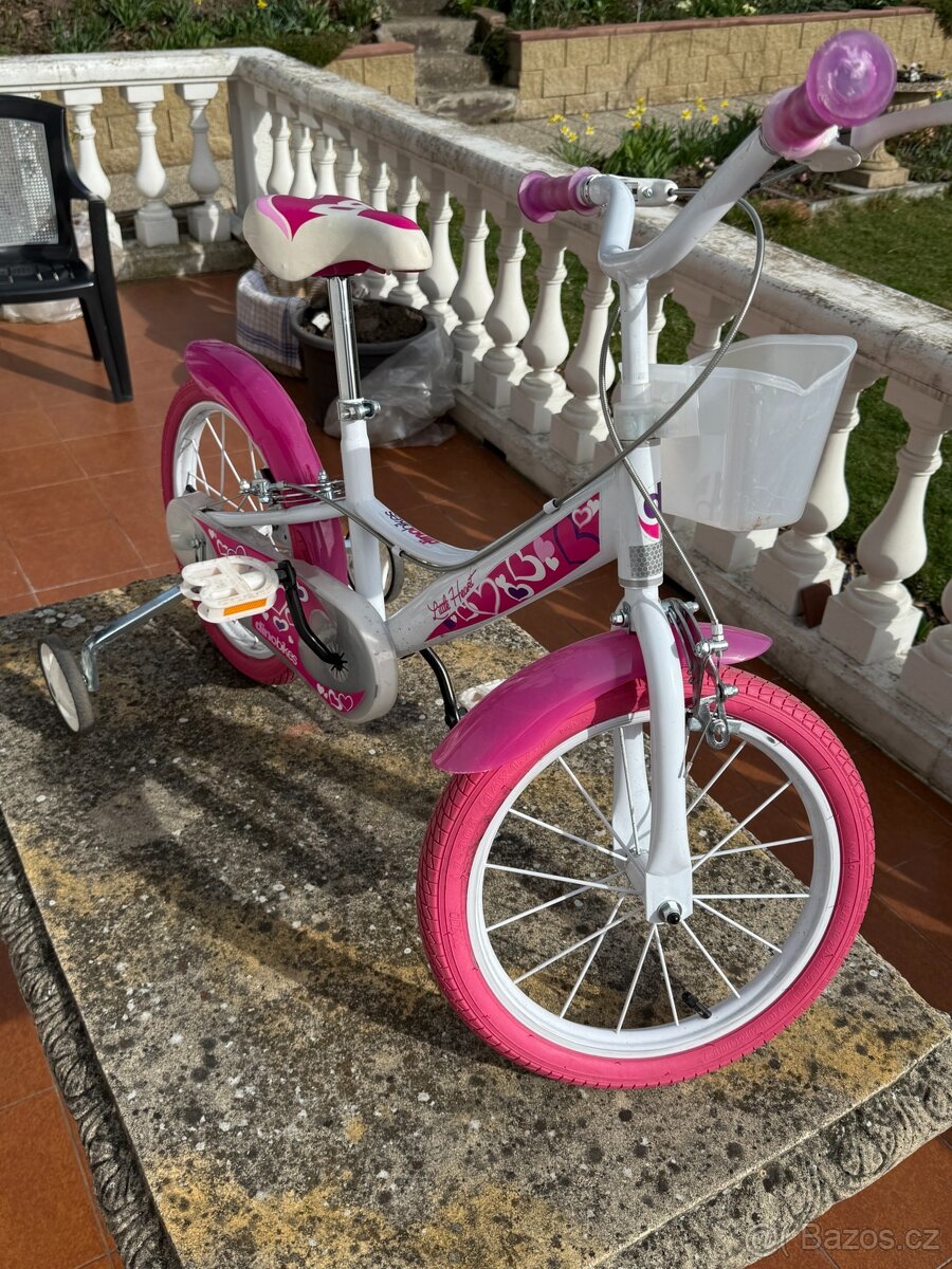 dětské růžové kolo - Dino Bikes Pink 16 - 3