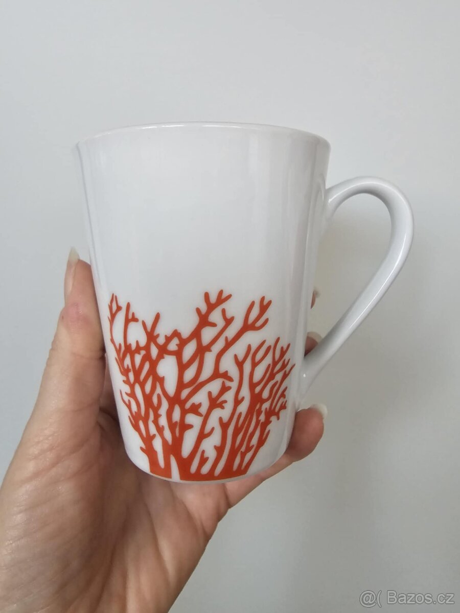 Porcelánový set s mořskými korály - 3