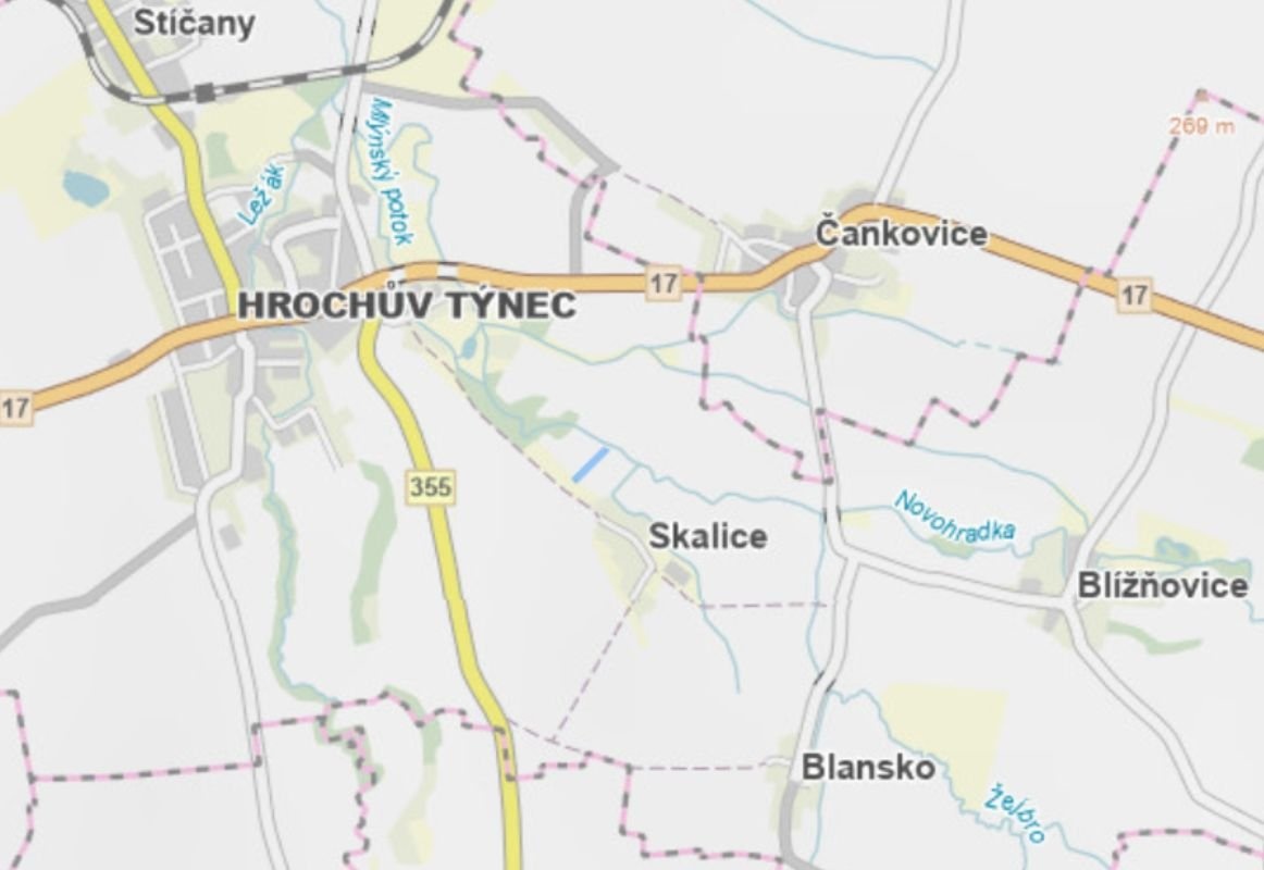 Prodej pole v k.ú. Blansko u Hrochova Týnce - 3