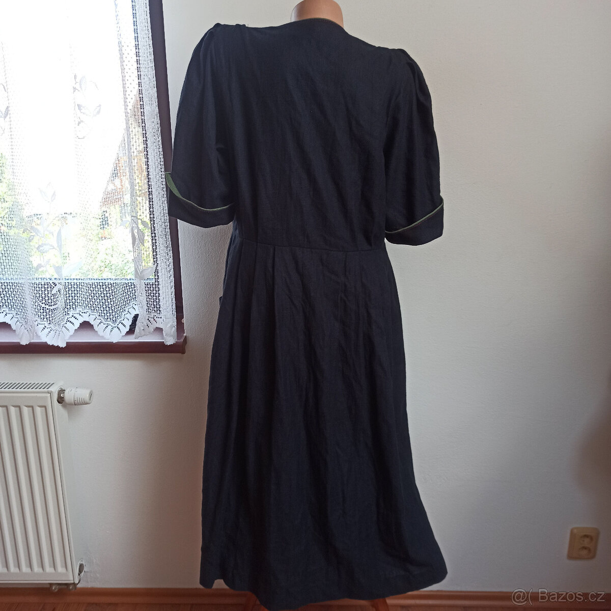 dámské bavorské lněné šaty 44 - 46 TOP STAV - 3