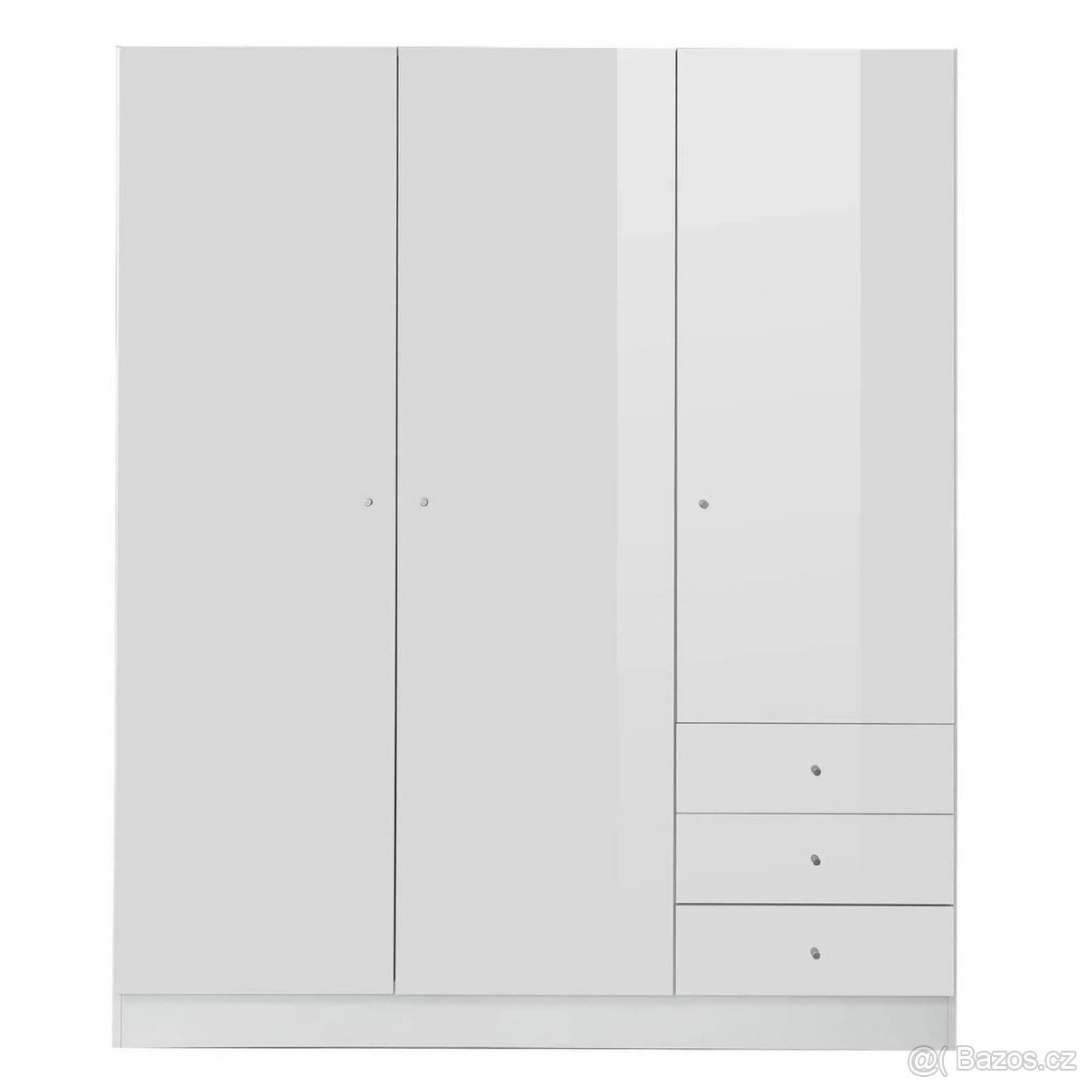 Nová bílá šatní skříň - 3