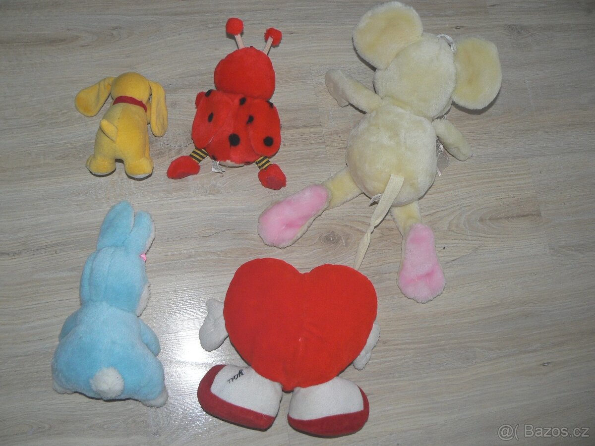 sada plyšáků - 5 ks - 3