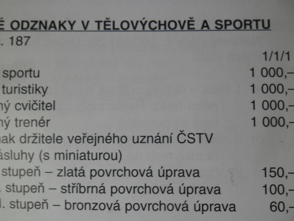 odznak - Vzorný cvičitel - číslovaný originál - 3