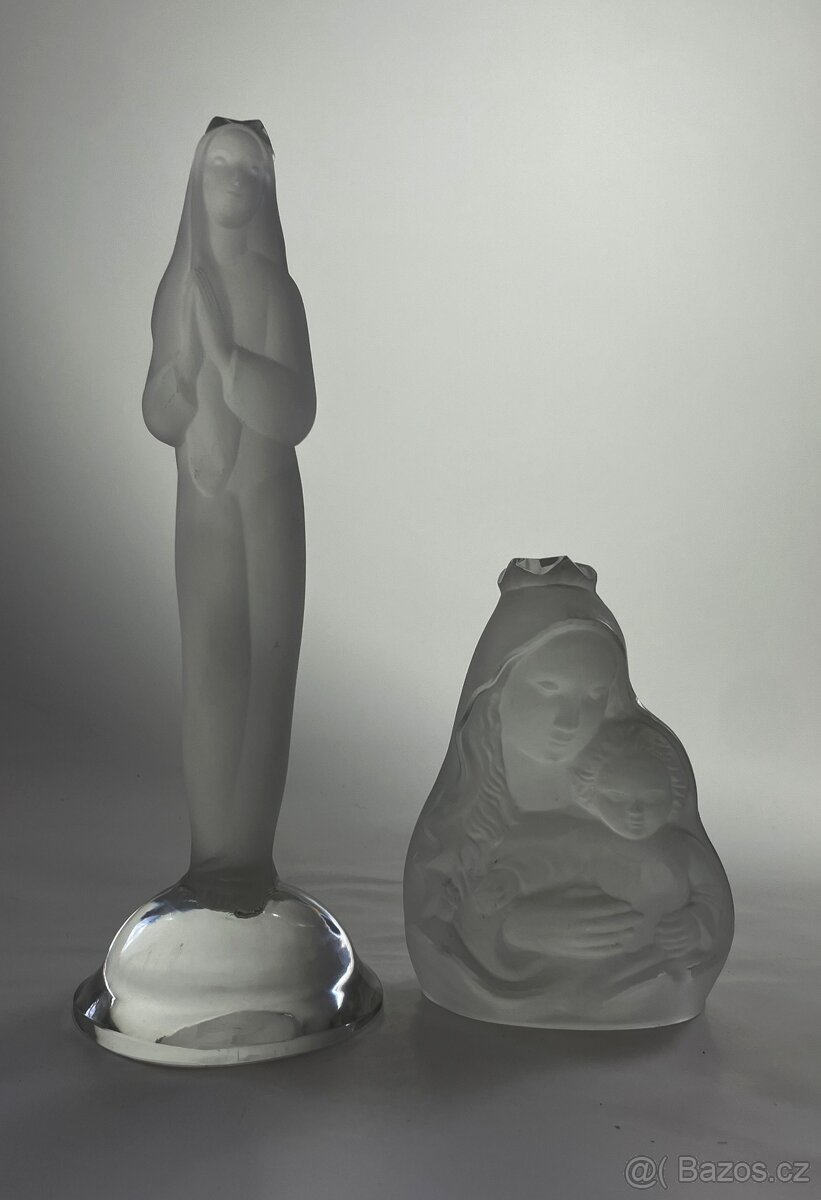 Madona s korunkou - sklo - 3