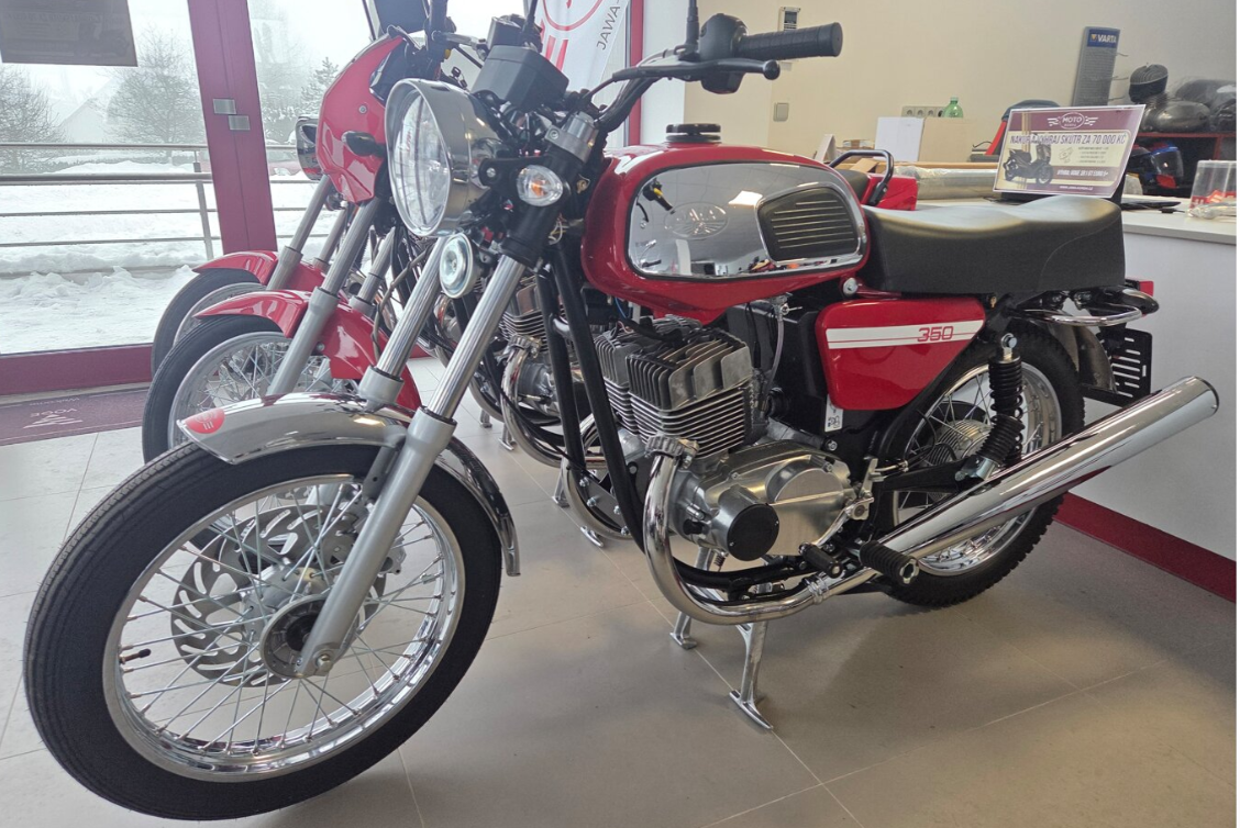 Jawa 350 / 634 Retro červená - 3