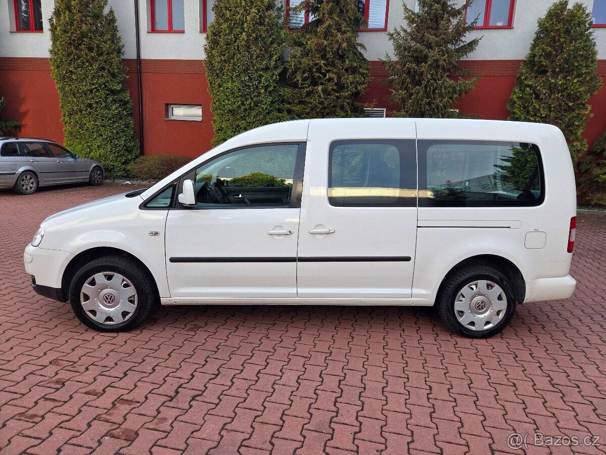 Caddy Maxi 1.9TDI 77kW Team DPH,2010,bez koroze,digiklima - 3