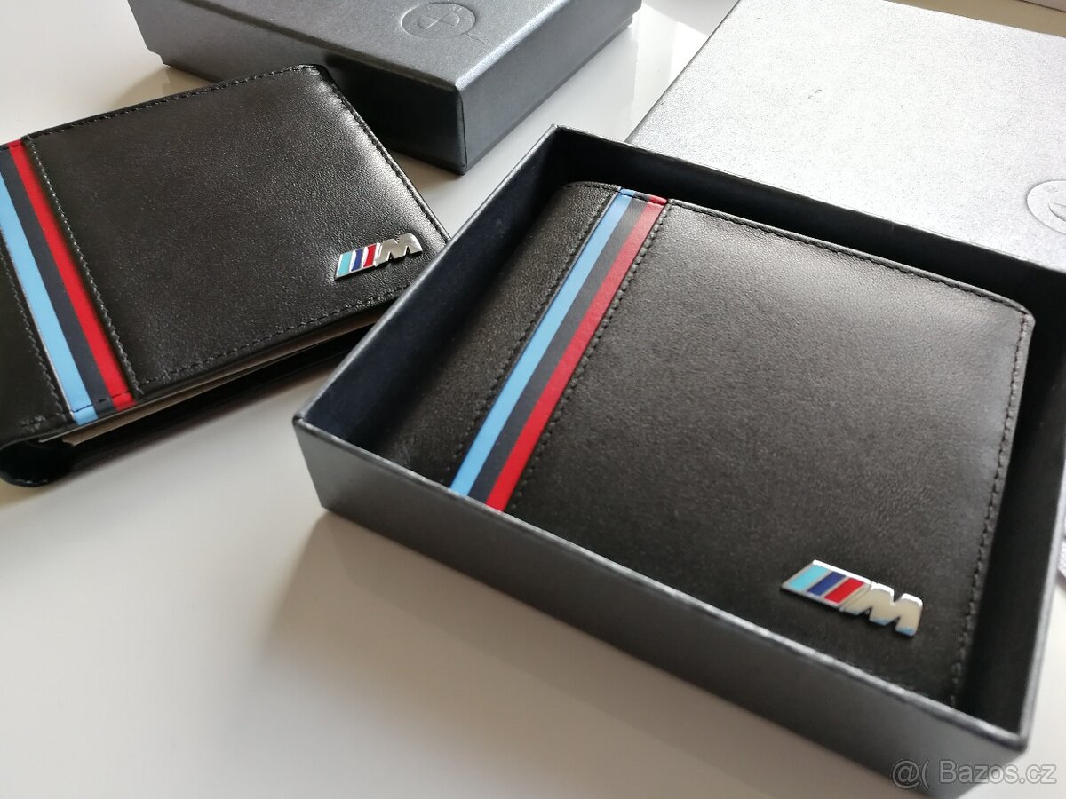 ///M peněženka BMW s trikolorou v barvách Mpower - 3