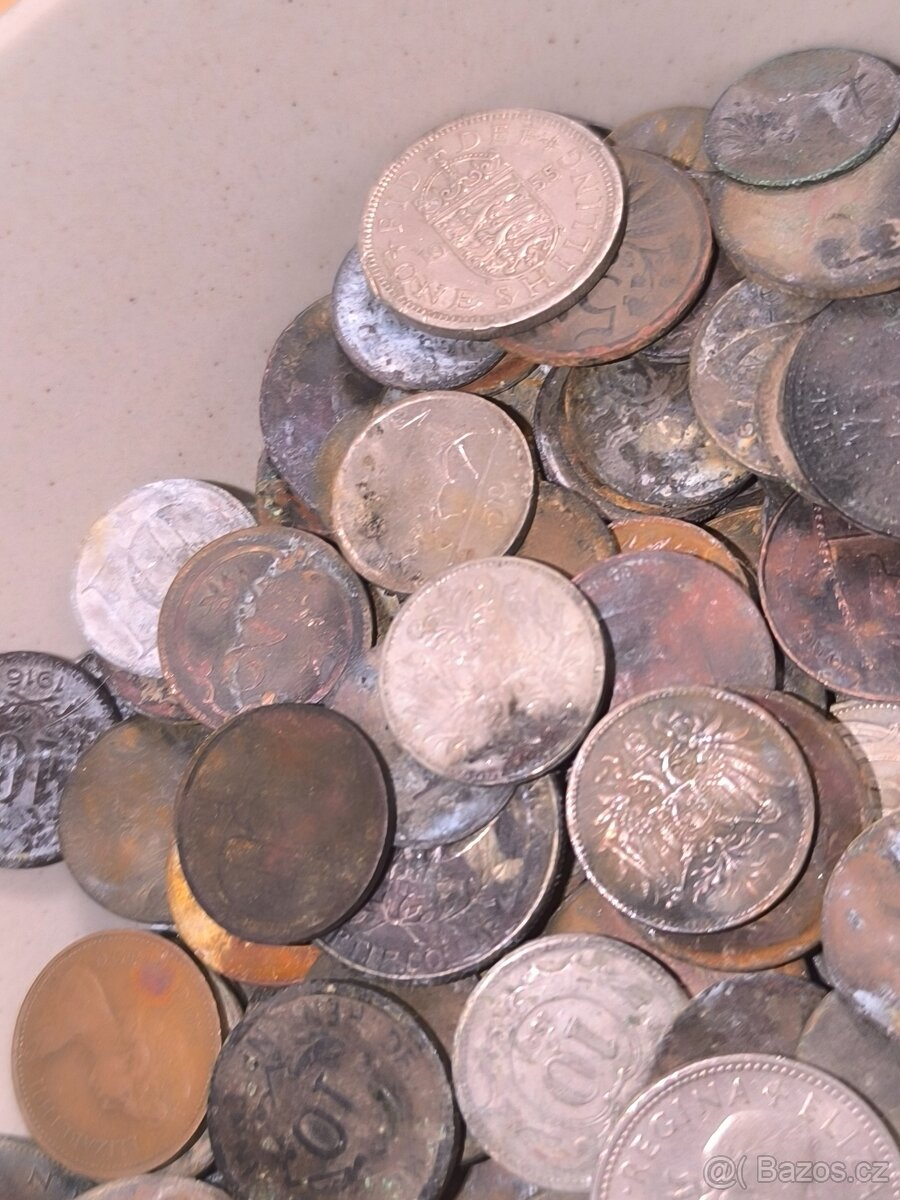Starší mince, mix - 3