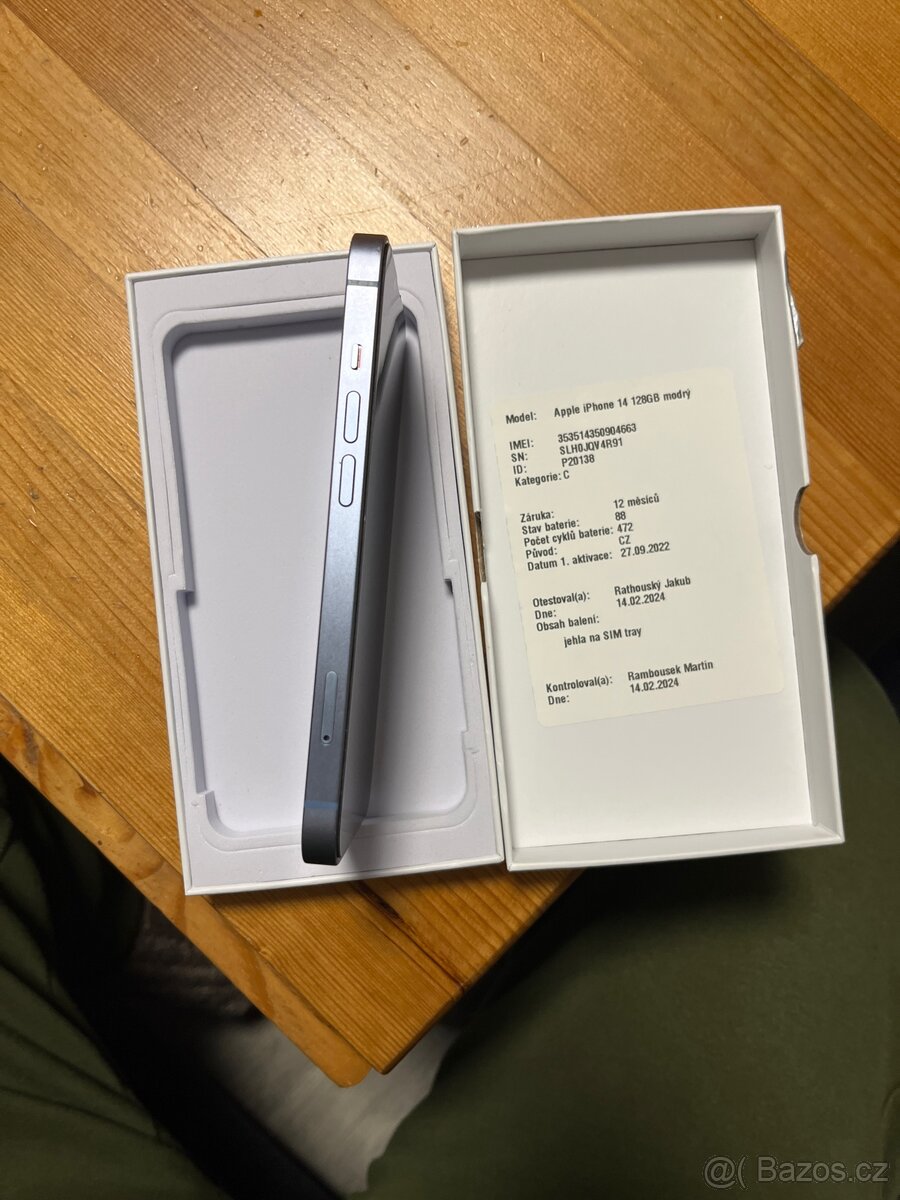 Apple iPhone 14 128GB modrý - 3