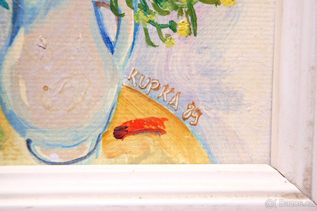 Kupka Karel - Kytička - olejomalba - 3