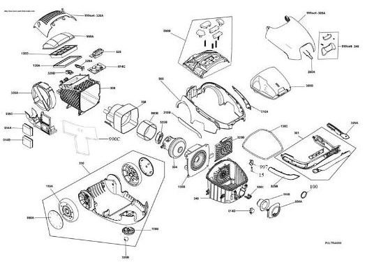 náhradní díly pro vysavač Electrolux ZG8800 ultraone - 3