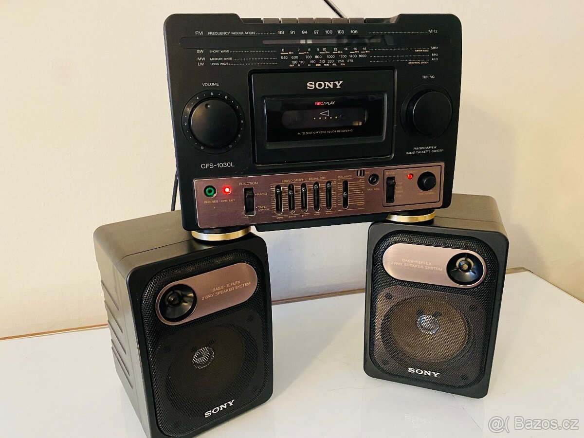 Radiomagnetofon Sony CFS-1030l, 90.léta - 3