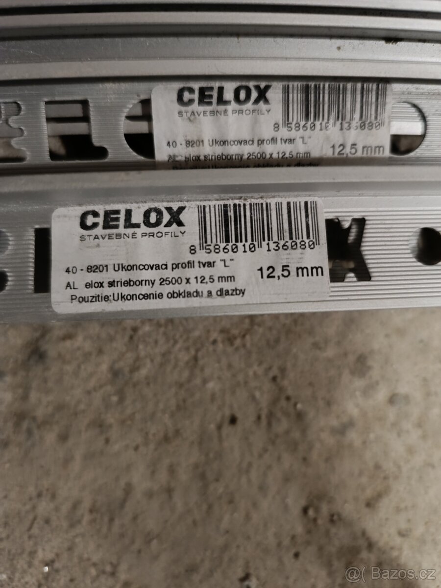 Ukončovací lišty L hliník 12.5mm - 3