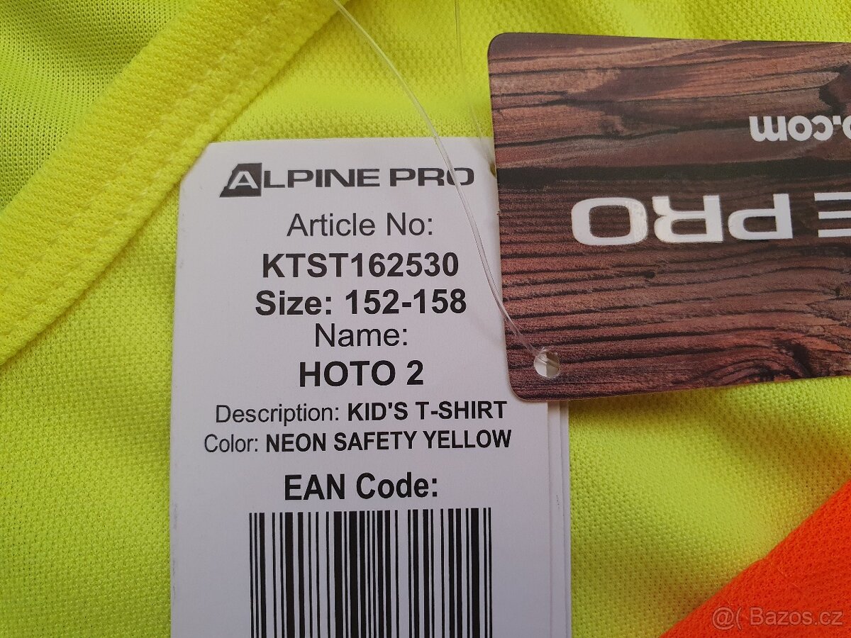 Sportovní trička Alpine Pro vel. 152/158 - 3