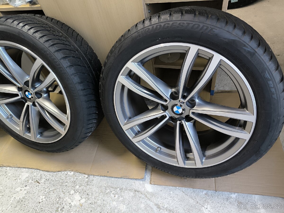 Alu kola BMW 6 5x112 r19 Originál, M paket, zimní pneu - 3
