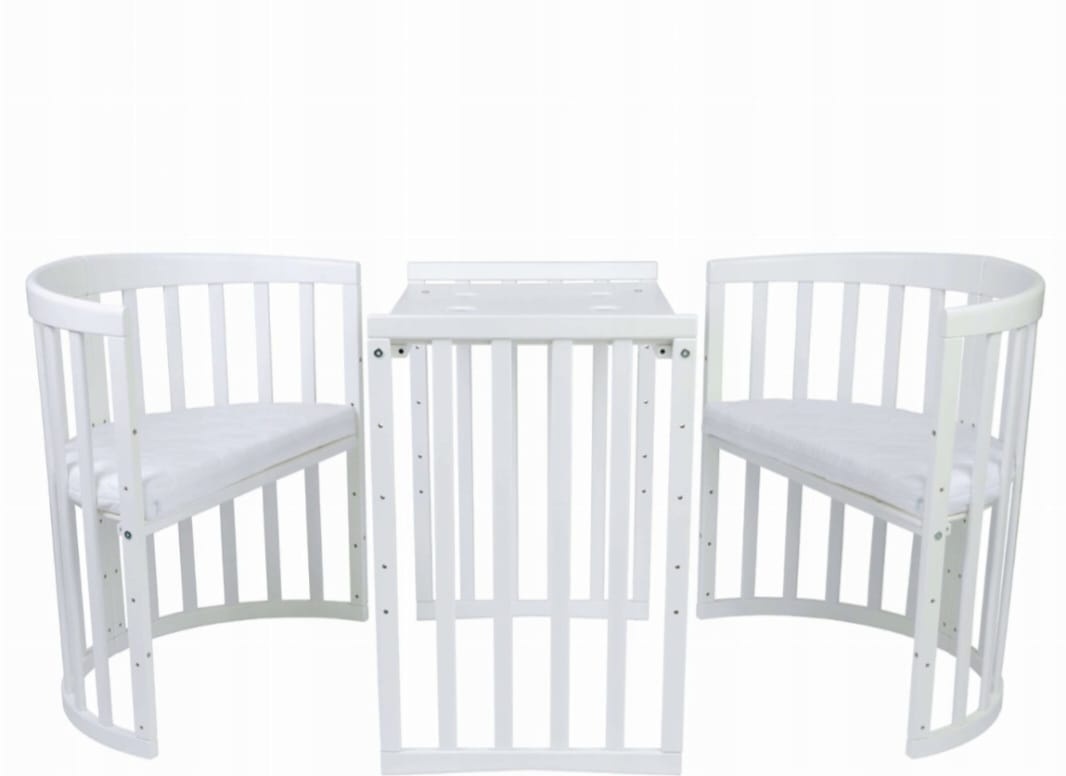 Dětská postýlka Waldin 7v1 oválná - 3