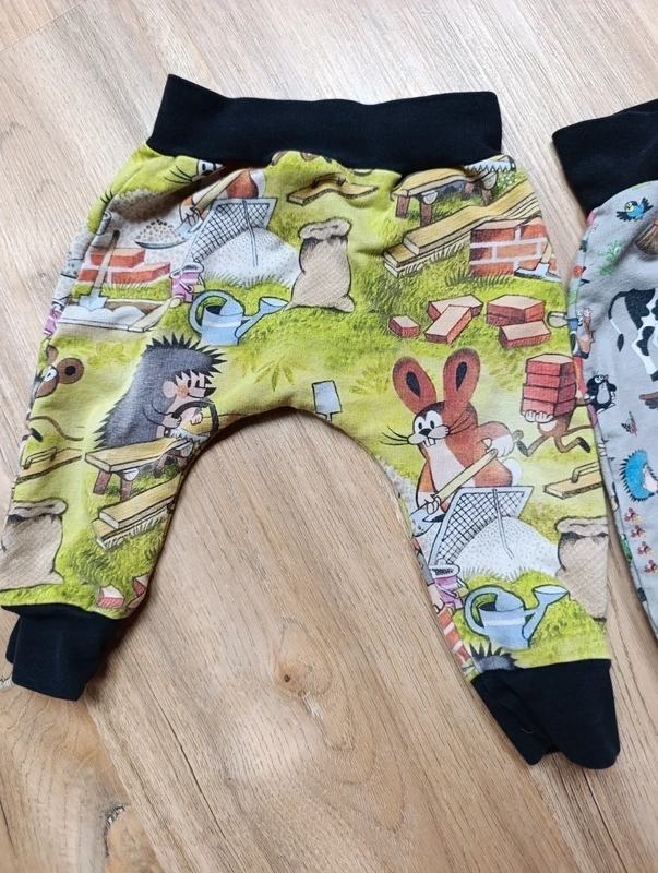 3x baggy/ tepláčky krtek vel. 62 - 3