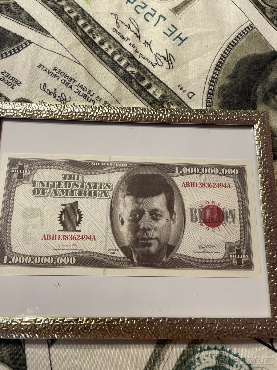 Zlatá bankovka různé druhy - 3