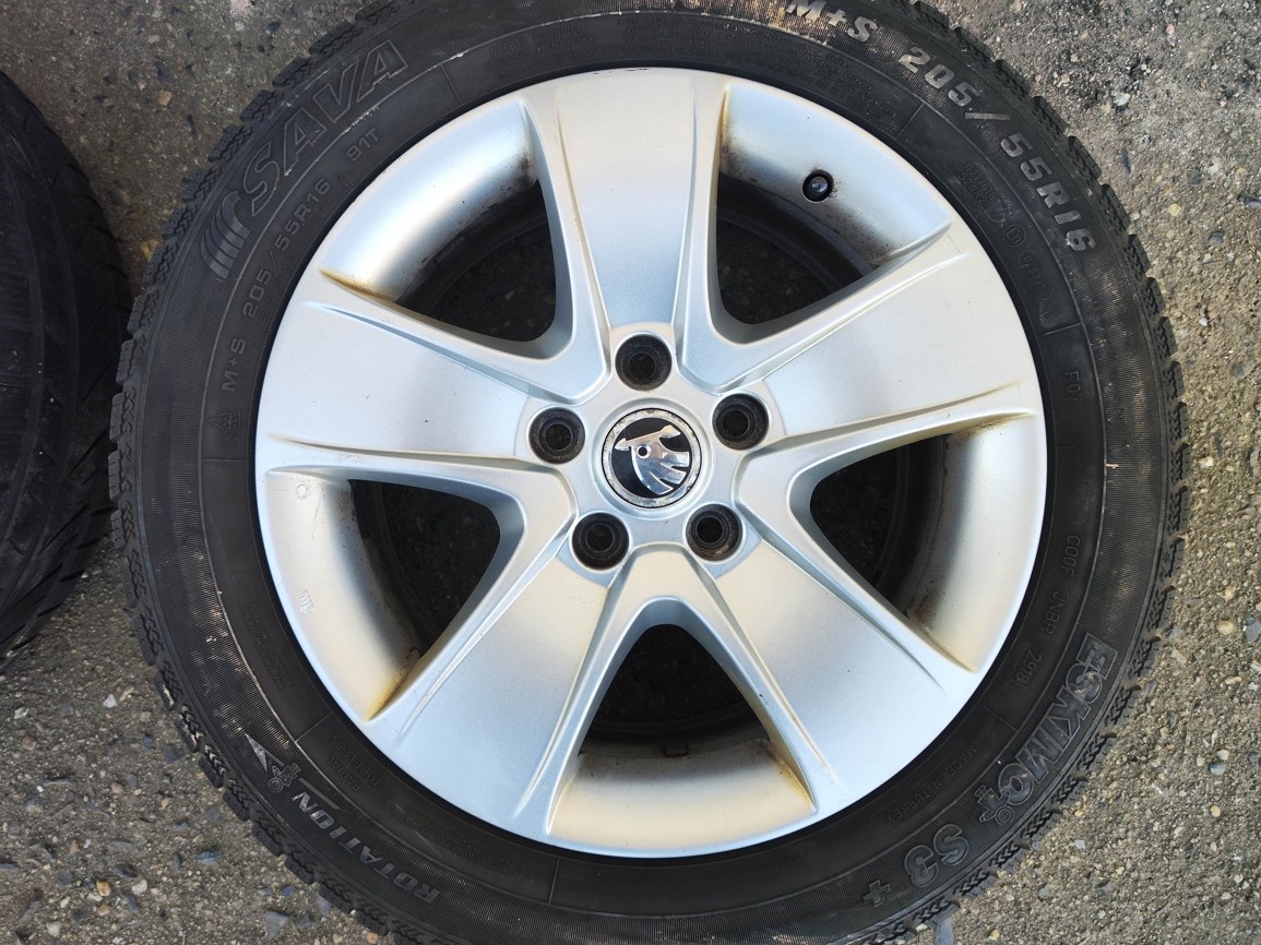 16"alu sada Crateris 5x112 origo Škoda Octavia 2 Golf 5 6 - 3