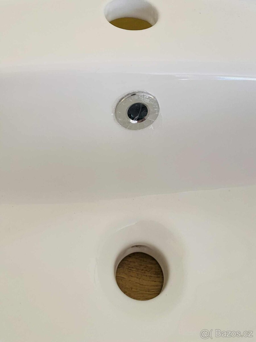 Oválné keramické umyvadlo 60x40 cm - 3